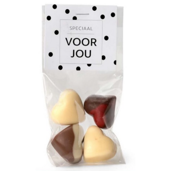 Speciaal voor jou - chocoladehartjes