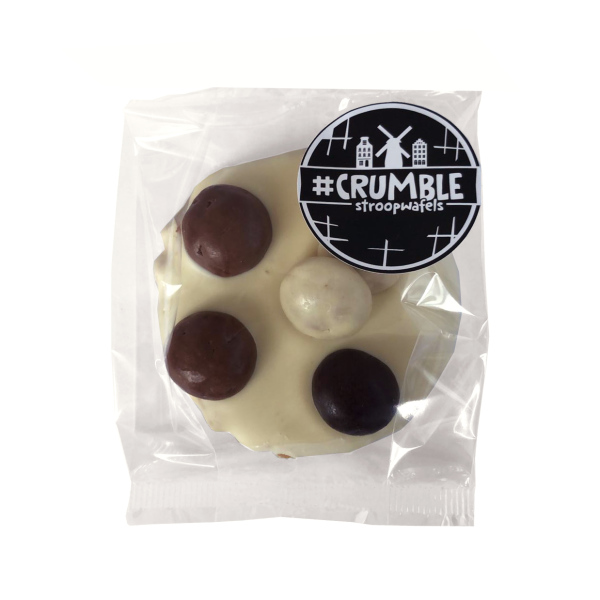 Stroopwafel chocolade met pepernoten